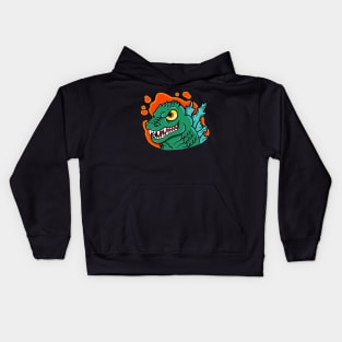 Zilla Head Godzilla Kids Hoodie